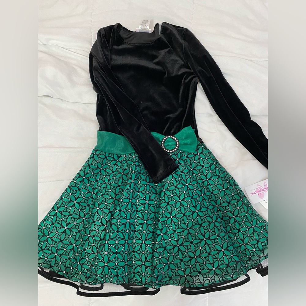 Velvet girls dress